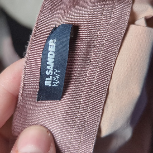 Jil Sander Navy Pink Pleated Knee-Length Skirt Women's Size EU 38 / US 6 - Picture 3 of 5